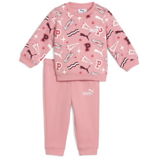 Puma Minicats AOP Crew Set FL INF Kinder Anzug