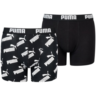 Puma Boys Aop Boxer 2er-Pack Kinder Unterhose