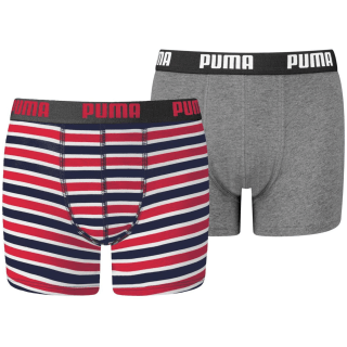 Puma Boys Basic Boxer Printed Strip Kinder Unterhose