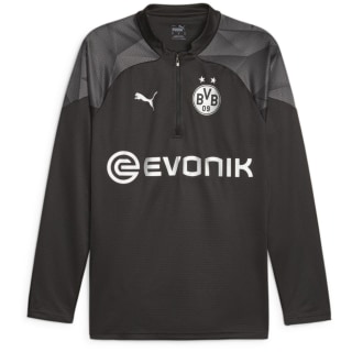 Puma Borussia Dortmund Training 1/4 Zip Top W/ Sponsor Herren T-Shirt