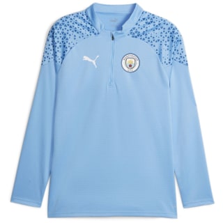 Puma Manchester City Training 1/4 Zip Top Herren T-Shirt