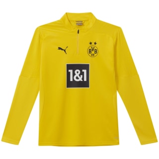 Puma Borussia Dortmund Training 1/4 Zip with Sponsor