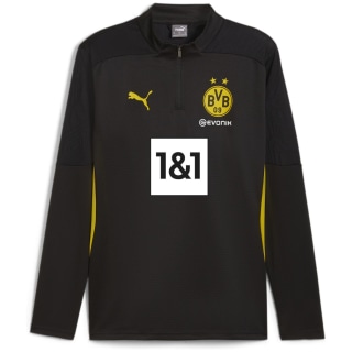 Puma Borussia Dortmund Training 1/4 Zip with Sponsor