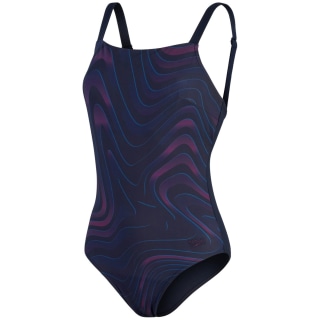 Speedo Shaping AmberGlow Printed 1 Piece Damen Badeanzug Speedo Shaping AmberGlow Printed 1 Piece Damen Badeanzug