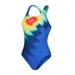 Speedo Placement Digital Powerback Damen Badeanzug Speedo Placement Digital Powerback Damen Badeanzug