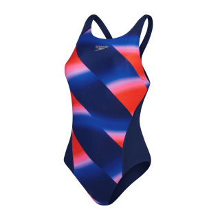 Speedo Allover Digital Recordbreaker Damen Badeanzug