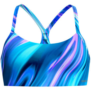 Speedo Printed Racerback Damen Bikini-Oberteil