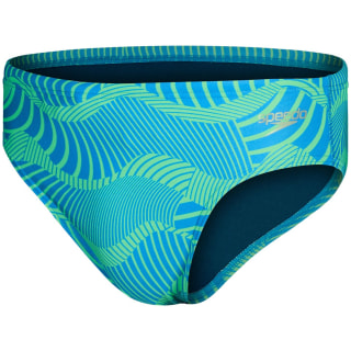 Speedo 8cm Allover Digital Brief Herren Badehose