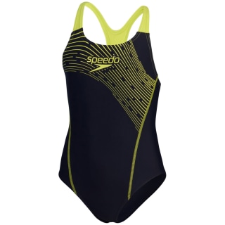Speedo Medley Logo Medalist Mädchen Schwimmanzug