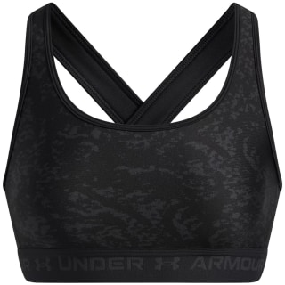 Under Armour UA Crossback Mid Print Gry Damen Sport-BH