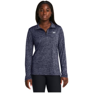 Under Armour Tech Half-Zip- Twist Damen T-Shirt