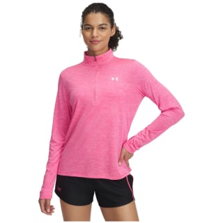 Under Armour Tech Half-Zip- Twist Damen T-Shirt