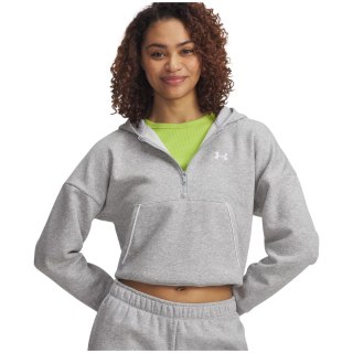 Under Armour Rival Flc Piped HZ Damen Sweatshirt
