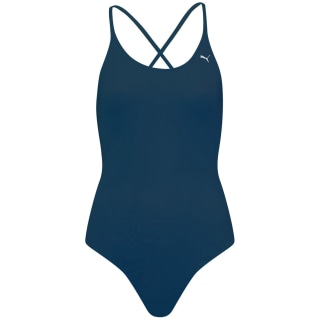 Puma Swim V-Neck Crossback Damen Badeanzug