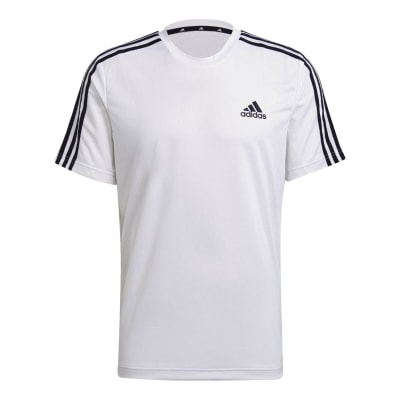Adidas AEROREADY Designed To Move Sport 3-Streifen T-Shirt Herren T-Shirt
