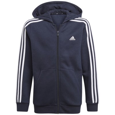 Adidas Essentials 3-Streifen Kapuzenjacke Jungen