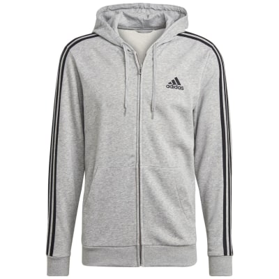 Adidas Essentials French Terry 3-Streifen Kapuzenjacke Herren