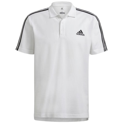 Adidas AEROREADY Essentials Piqué Embroidered Small Logo 3-Streifen Poloshirt Herren