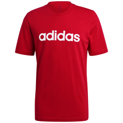 Adidas Essentials Embroidered Linear Logo T-Shirt Herren