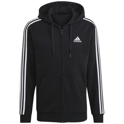 Adidas Essentials Fleece 3-Streifen Kapuzenjacke Herren Fleecejacke