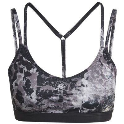 Adidas Yoga Essentials Studio Light-Support Allover Print Sport-BH Damen