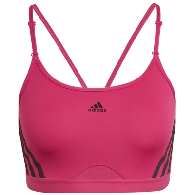 Adidas Aeroreact Training Light-Support 3-Streifen Sport-BH Damen