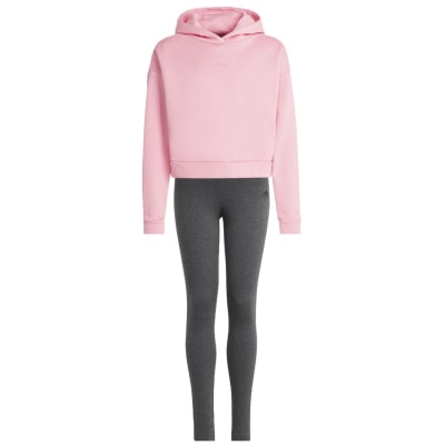 Adidas Hooded Fleece Trainingsanzug Mädchen