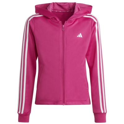 Adidas Train Essentials AEROREADY Regular-Fit 3-Streifen Hooded Trainingsjacke Mädchen