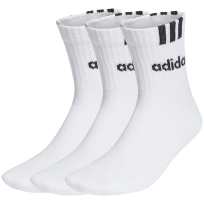 Adidas 3-Streifen Linear Half-Crew Cushioned Socken, 3 Paar Unisex