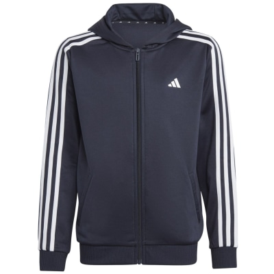 Adidas Train Essentials Aeroready 3-Streifen Regular-Fit Jungen Kapuzensweater