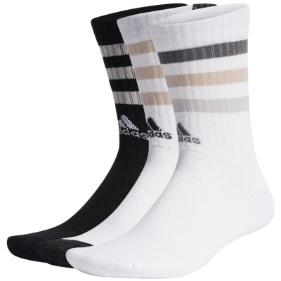 Adidas Bold 3-Streifen Cushioned Crew Socken, 3 Paar Unisex
