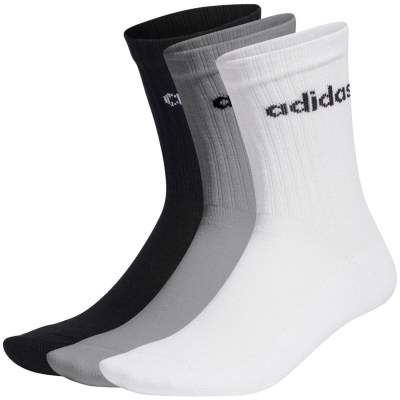 Adidas Linear Crew Cushioned Socken, 3 Paar Unisex