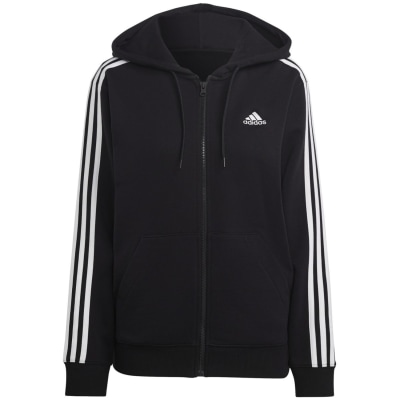Adidas Essentials 3-Streifen French Terry Regular Kapuzenjacke Damen