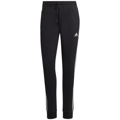 Adidas Essentials 3-Streifen French Terry Cuffed Hose Damen