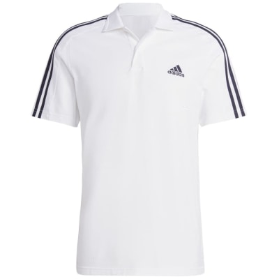 Adidas Essentials Piqué Embroidered Small Logo 3-Streifen Poloshirt Herren