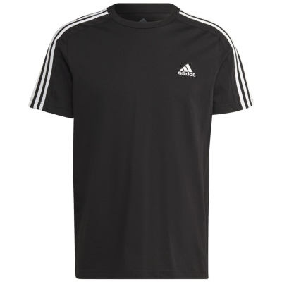Adidas Essentials Single Jersey 3-Streifen T-Shirt Herren