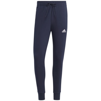 Adidas Essentials French Terry Tapered Cuff 3-Streifen Herren Hose