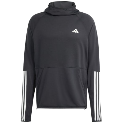 Adidas Own the Run 3-Streifen Herren Kapuzensweater