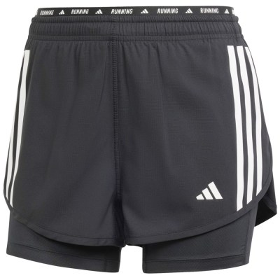 Adidas Own the Run 3-Streifen 2-in-1 Damen Shorts