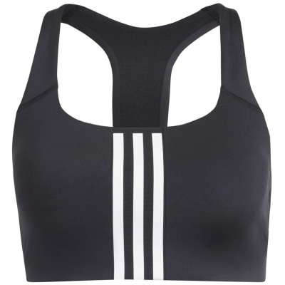Adidas Powerimpact Training Medium-Support 3-Streifen Sport-BH Damen Sport-BH