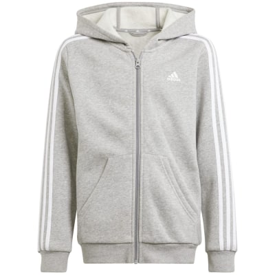 Adidas Essentials 3-Streifen Fleece Kinder Kapuzensweater
