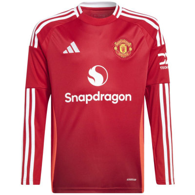 Adidas Manchester United 24/25 Home Longsleeve Jungen Trikot