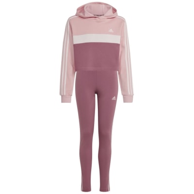 Adidas Tiberio 3-Streifen Colorblock Kids Leggings-Set Mädchen
