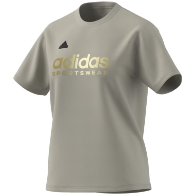 Adidas House of Tiro Metallic Graphic Damen T-Shirt