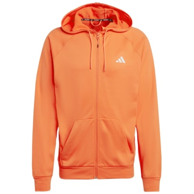 Adidas Game and Go Training Big Logo 3-Stripes Full-Zip Herren Kapuzensweater