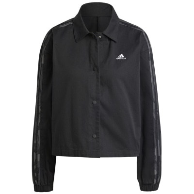 Adidas Essentials Camo Printed 3-Streifen Twill Coach Jacke Damen Jacke