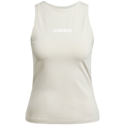 Adidas Essentials Linear Slim Cotton Damen T-Shirt