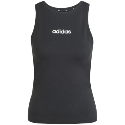 Adidas Essentials Linear Slim Cotton Damen T-Shirt