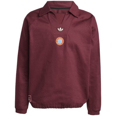 Adidas FC Bayern München Terrace Icons Drill Herren Sweatshirt