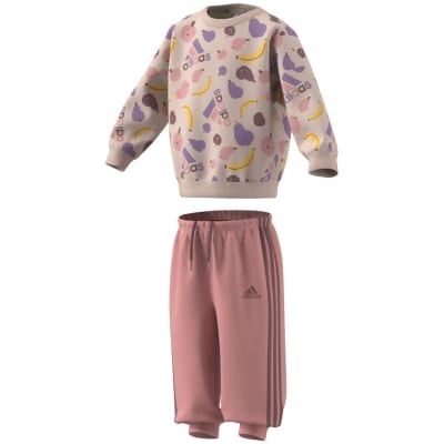 Adidas Essentials Allover Print Kids Jogginganzug Kinder